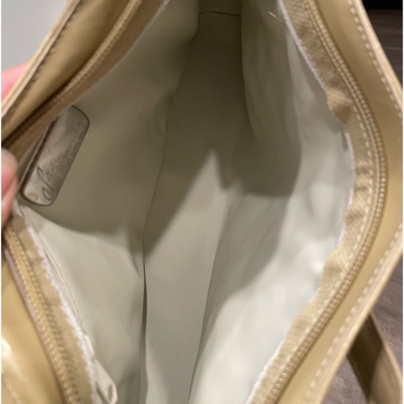 SAGI Vintage Tan Genuine Leather Shoulder Bag Italy - Picture 2 of 4